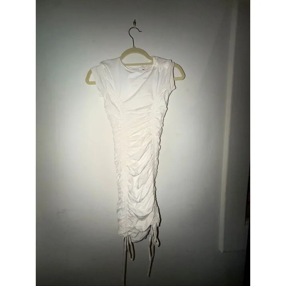 White short sleeve mini dress size XS tiger mist